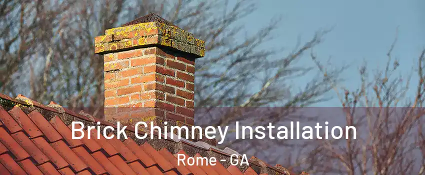  Brick Chimney Installation Rome - GA