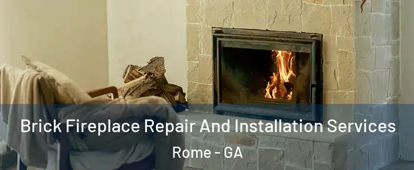  Brick Fireplace Repair And Installation Services Rome - GA