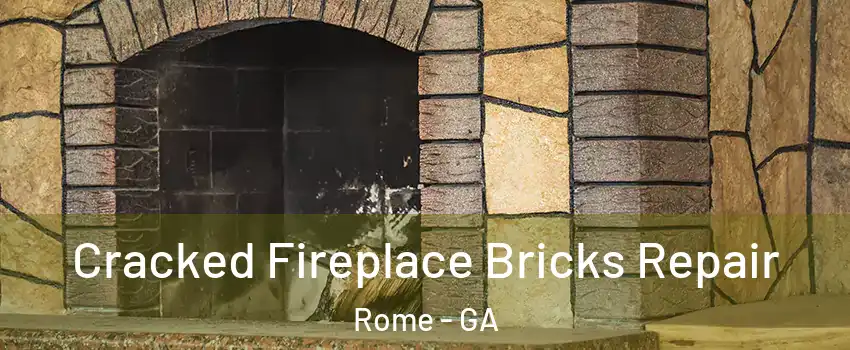  Cracked Fireplace Bricks Repair Rome - GA