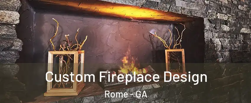  Custom Fireplace Design Rome - GA