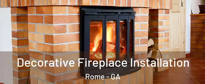  Decorative Fireplace Installation Rome - GA