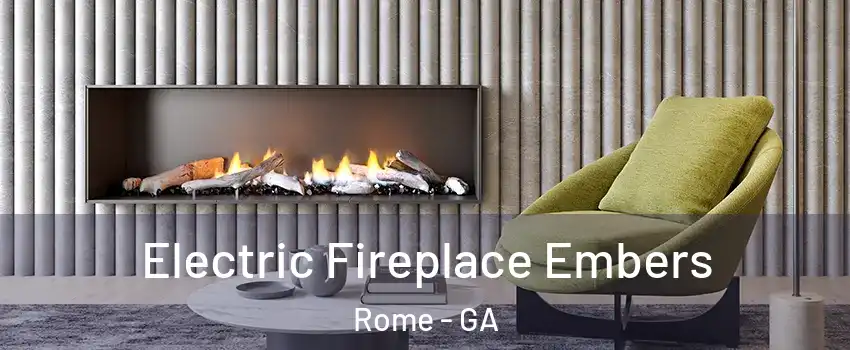  Electric Fireplace Embers Rome - GA