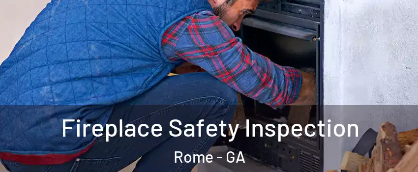  Fireplace Safety Inspection Rome - GA