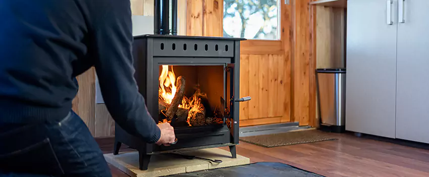 Open Hearth Wood Fireplace Installation in Rome, GA