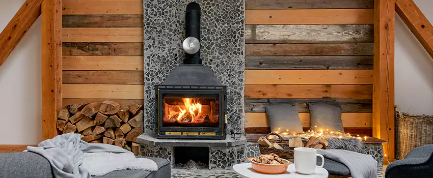 Thelin Hearth Products Direct Vent Gas Stove Fireplace Inspection in Rome, Georgia