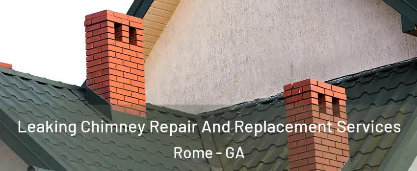  Leaking Chimney Repair And Replacement Services Rome - GA