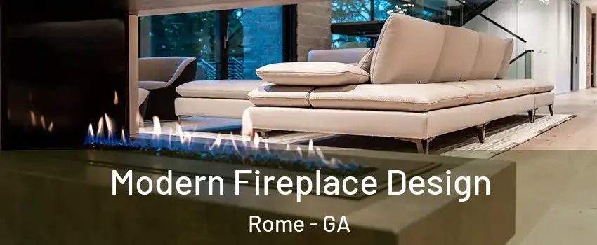  Modern Fireplace Design Rome - GA