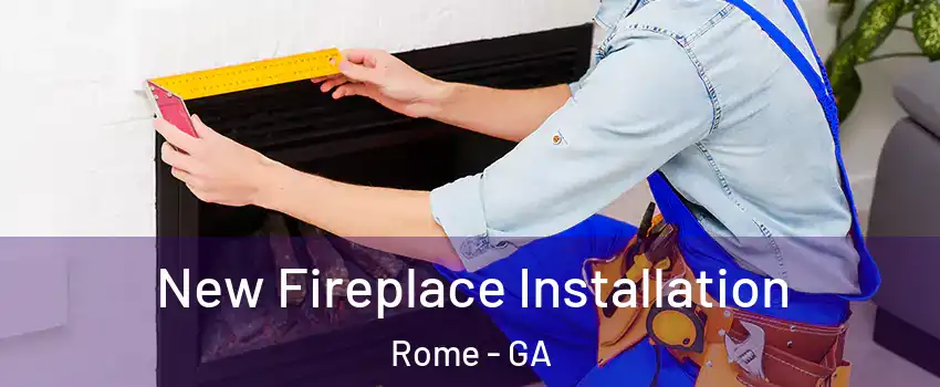  New Fireplace Installation Rome - GA