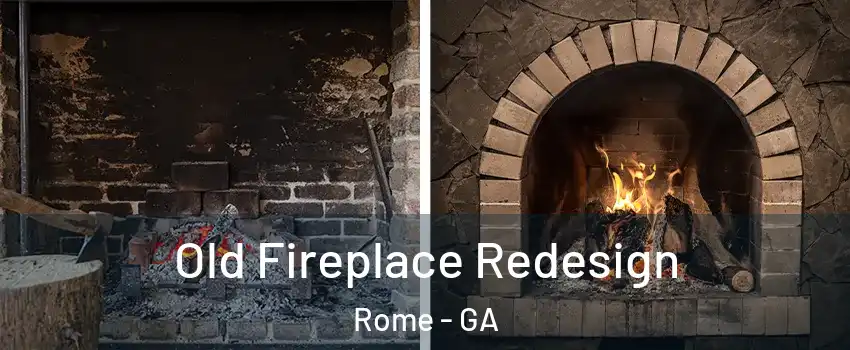  Old Fireplace Redesign Rome - GA