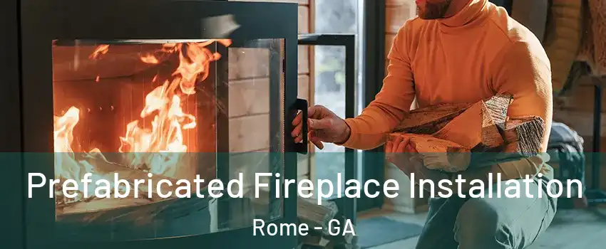  Prefabricated Fireplace Installation Rome - GA