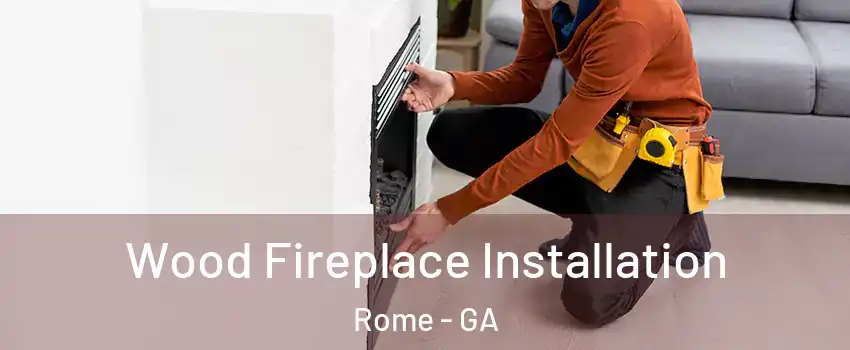  Wood Fireplace Installation Rome - GA